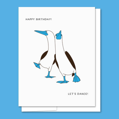 Happy Birthday Booby Letterpress Card