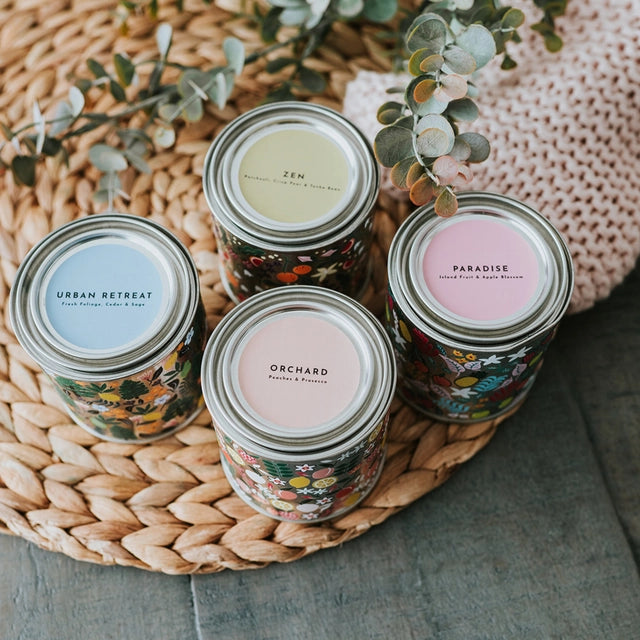 Paint Tin Candle | Home Decor | Paradise | Soy Wax