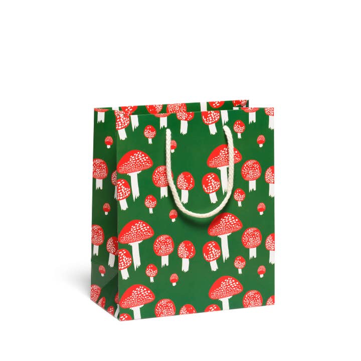 Festive Mushrooms Large Gift Bag