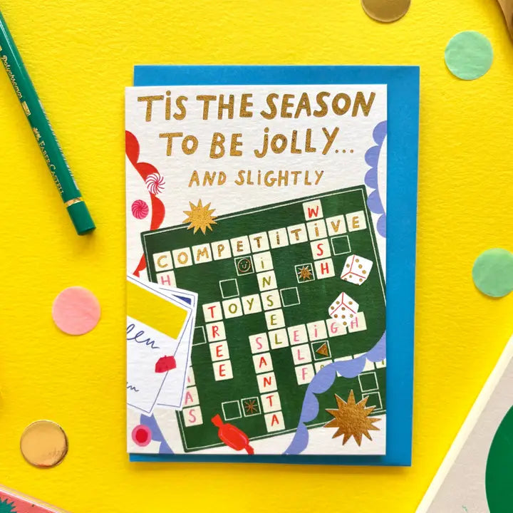 Tis the Season to Be Jolly...and Slightly Competitive Christmas Card