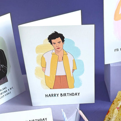 Harry Styles Happy Birthday Greeting Card