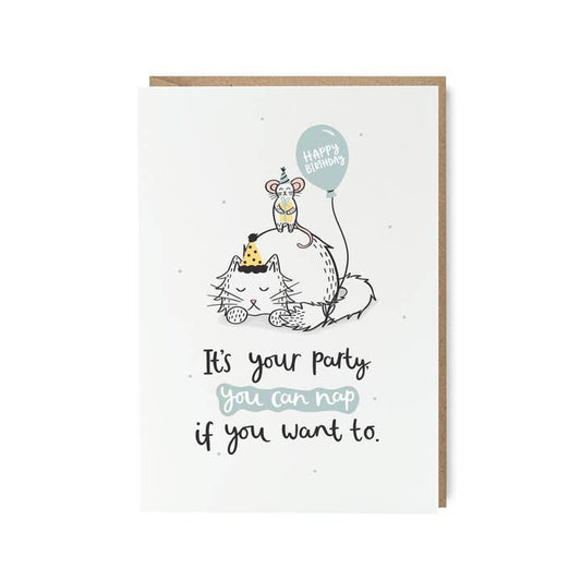 It's Your Party Funny Birthday Card