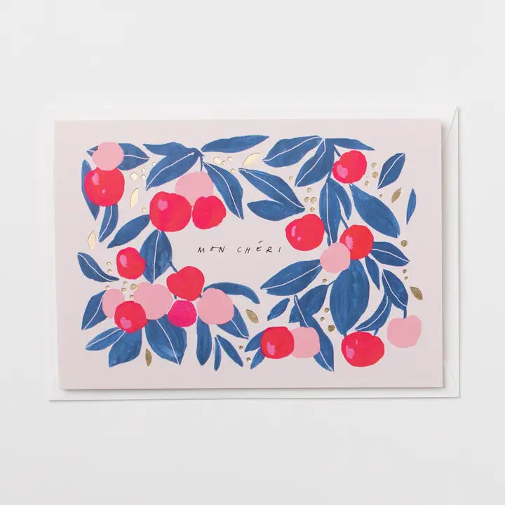 Mon Cheri Cherry Card