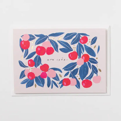 Mon Cheri Cherry Card