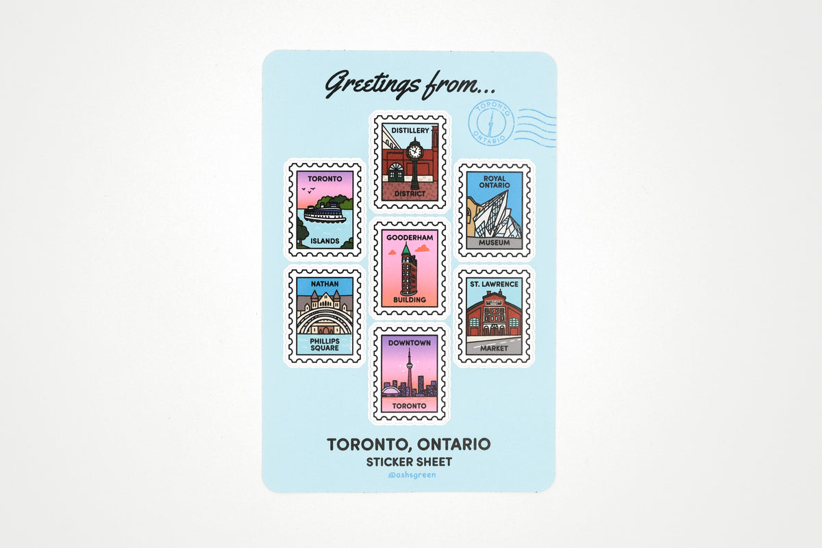 Toronto Sticker Sheet