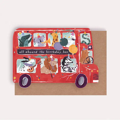 Party Bus Kids Birthday Card