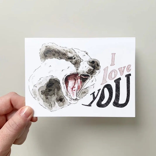 Screaming Badger Card