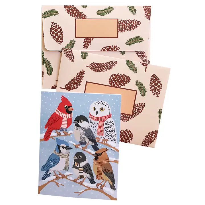 Winter Birds Holiday Card