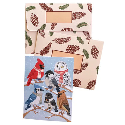 Winter Birds Holiday Card