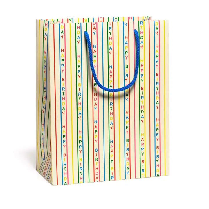 Birthday Stripes Gift Bag – Large