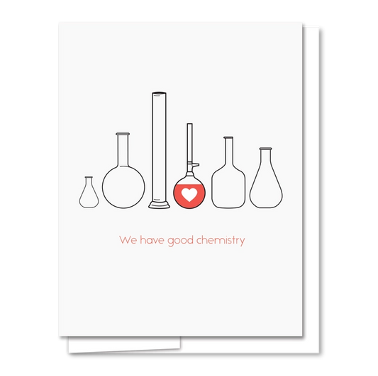 Chemistry Letterpress Card