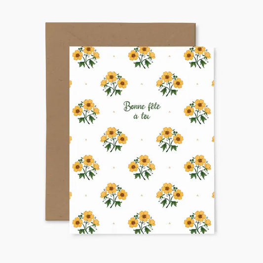 Buttercup Bonne Fete A Toi Card