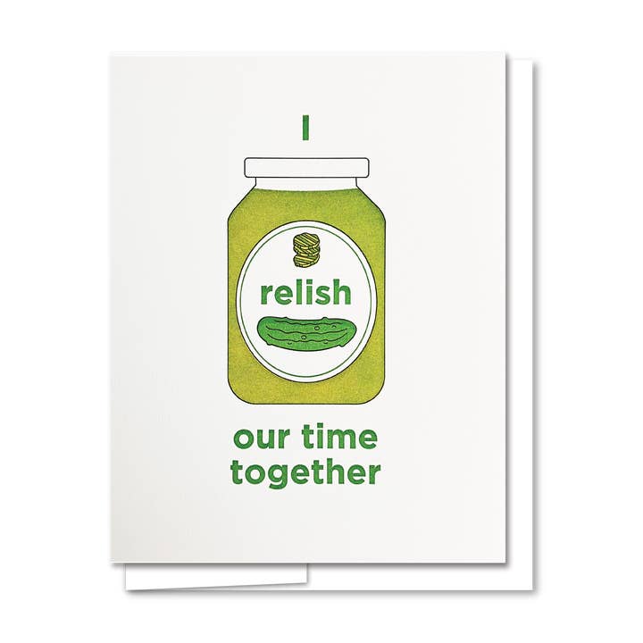 Relish Letterpress Card