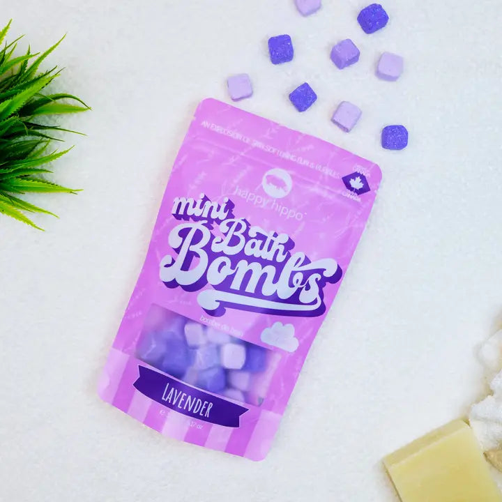 Lavender Mini Bubble Bath Bombs