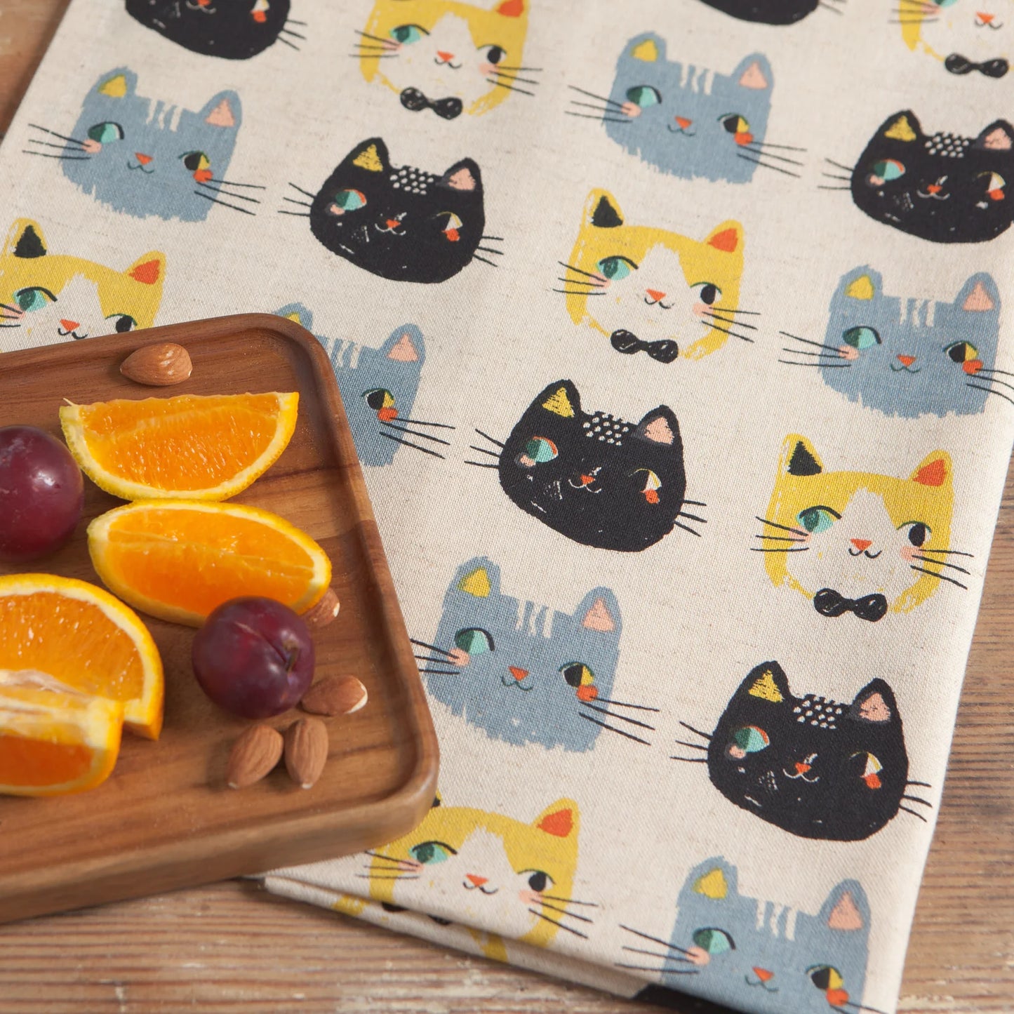 Meow Meow Dishtowels Set of 2