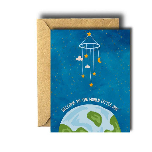 Welcome to the World New Baby Greeting Card