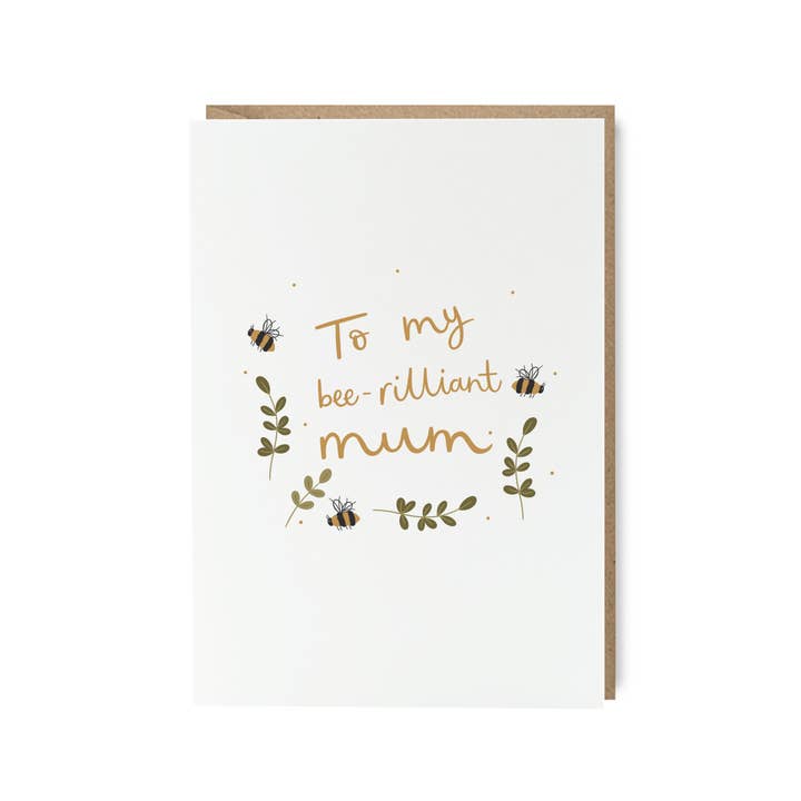 Bee-rilliant Mum Mother's Day Card