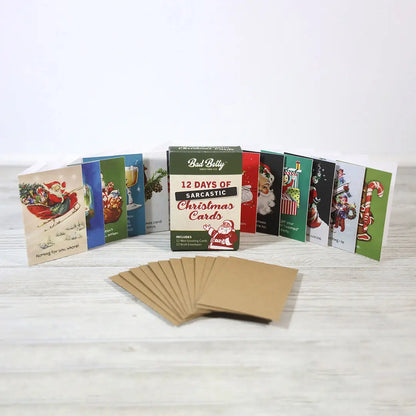 Mini 12 Days of Sarcastic Christmas Boxed Cards