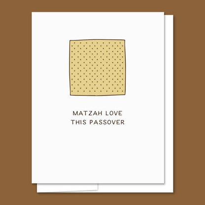 Matzah Card Letterpress Passover Card