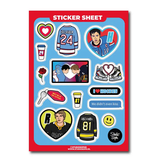 Hockey Romance Sticker Sheet