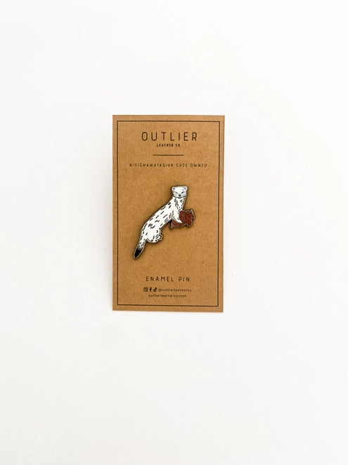 @50 Outlier Weasel Enamel Pin