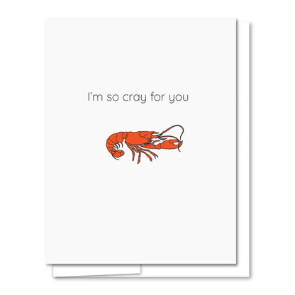 Cray for You Letterpress Card