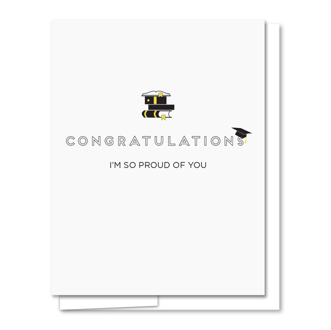 Graduation Letterpress Graduation Card