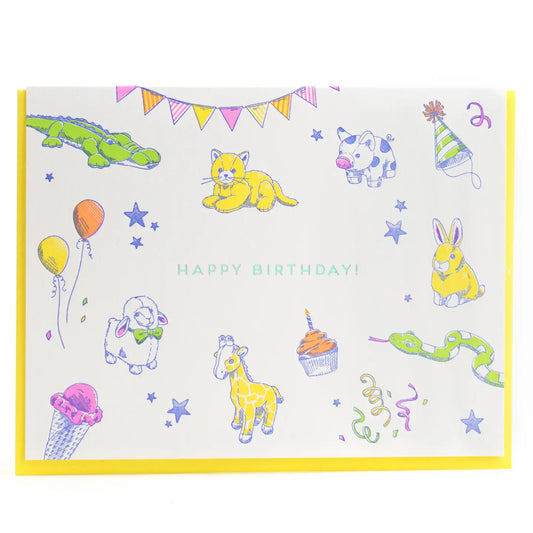 Toys Happy Birthday Card