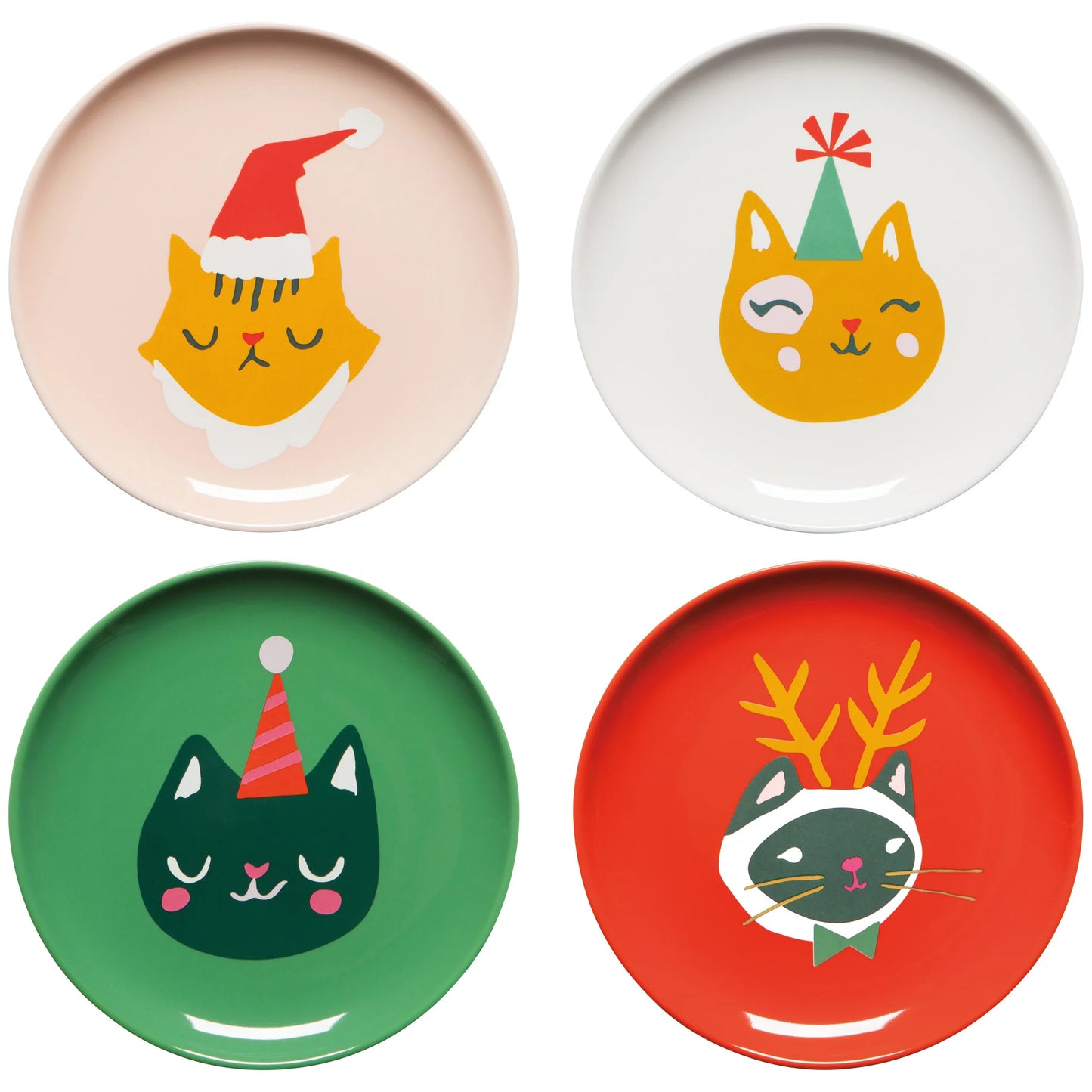 Let it Meow Appetizer Plates Set of 4