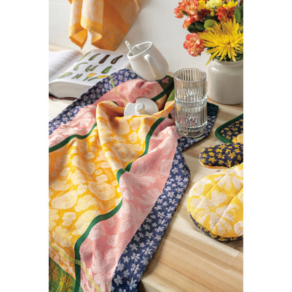 Full Bloom Jacquard Dishtowel