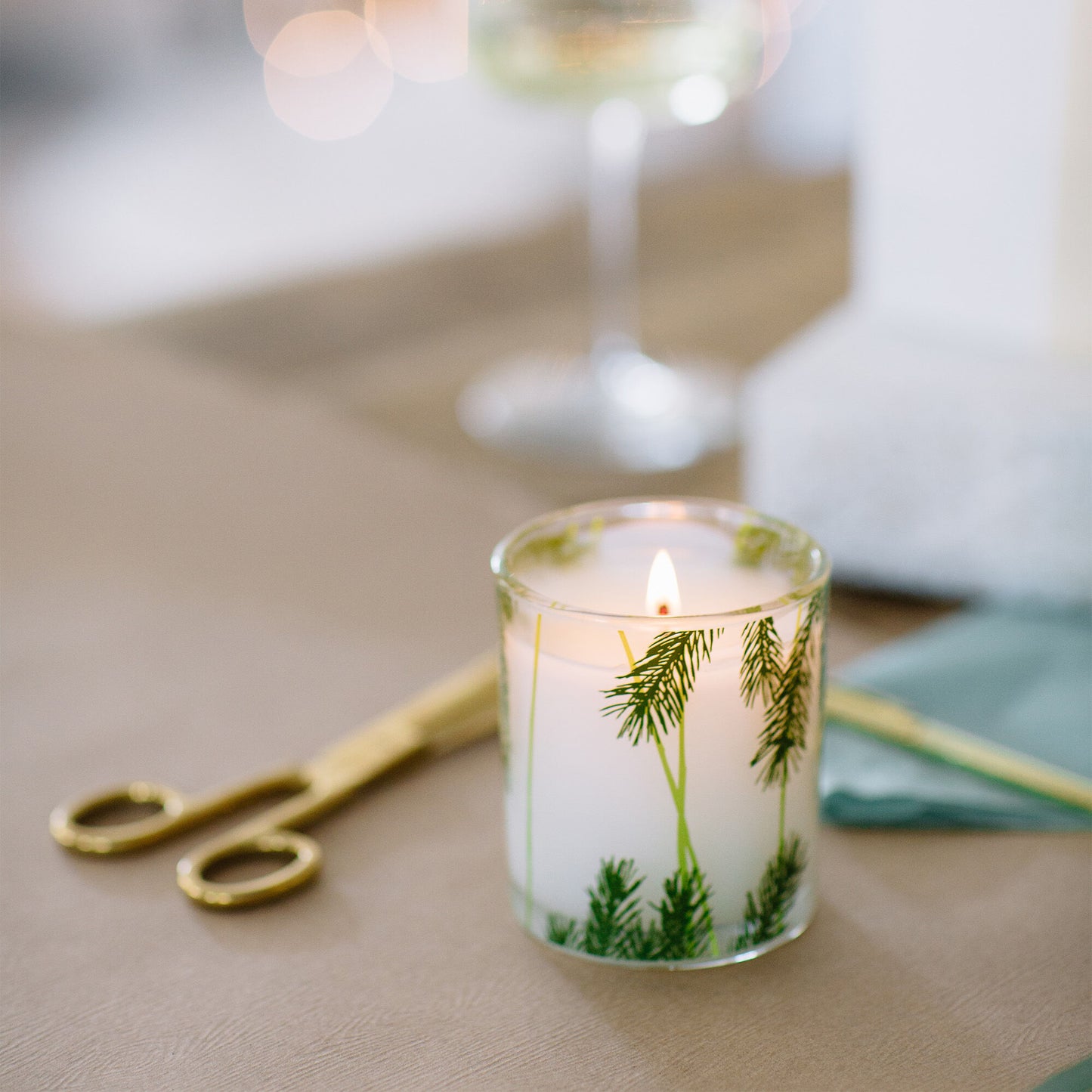 Frasier Fir Pine Needle Design Candle