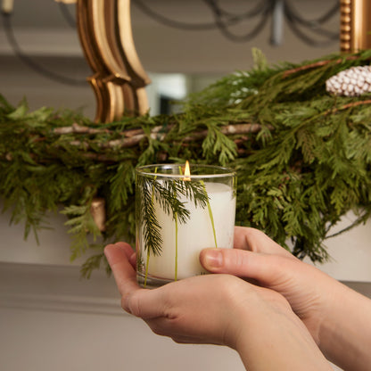 Frasier Fir Pine Needle Design Candle