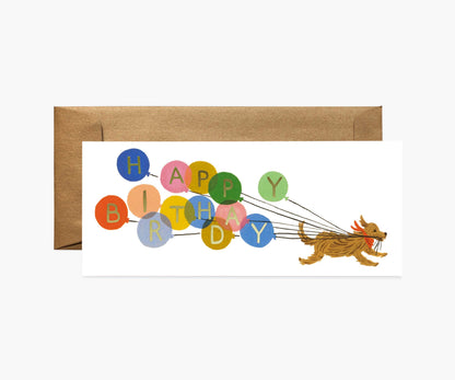 Balloon Birthday No. 10 Card