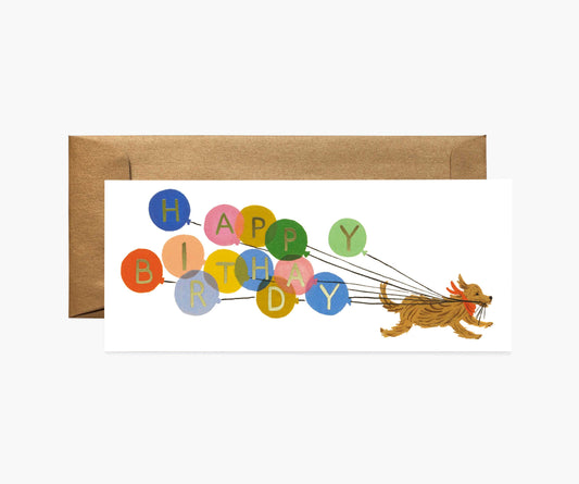 Balloon Birthday No. 10 Card