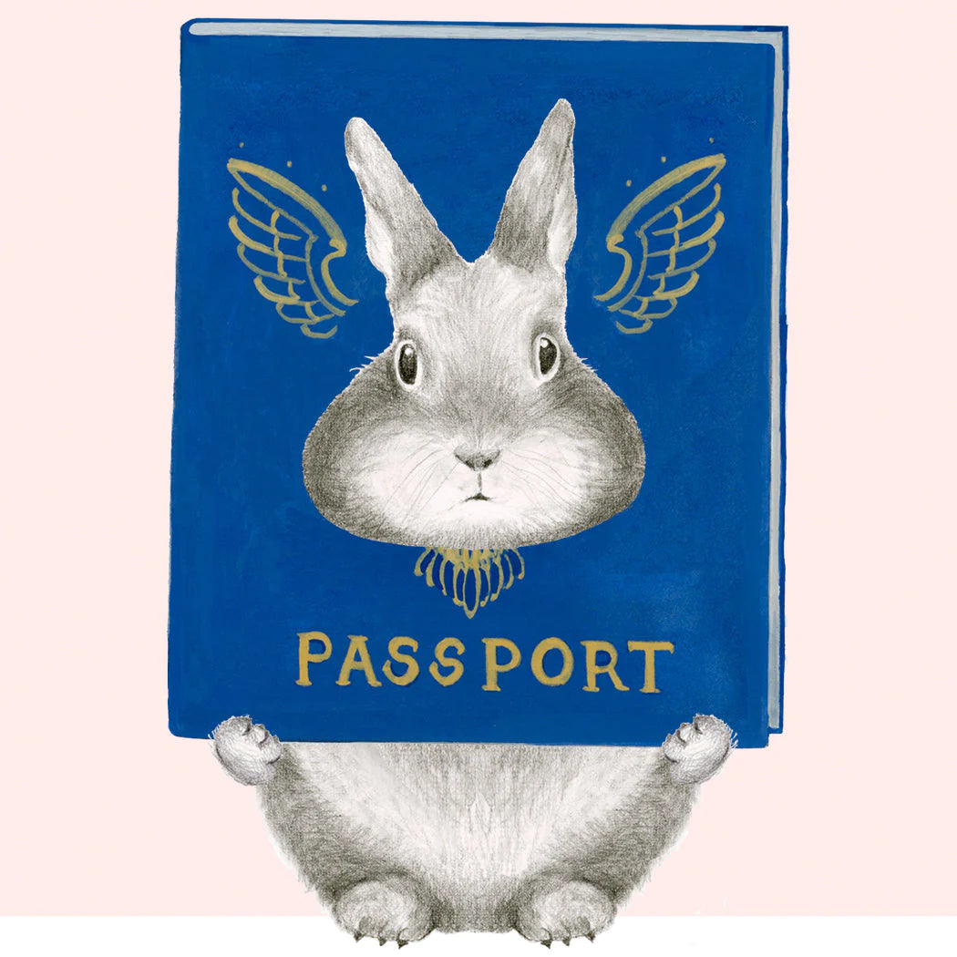 Bon Voyage Bunny Card