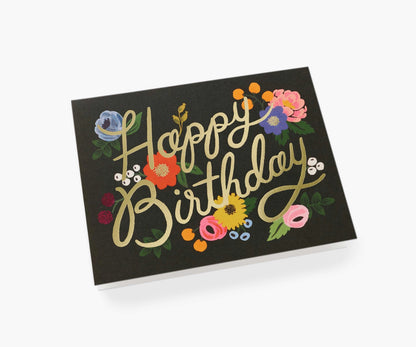 Vintage Blossom Birthday Card