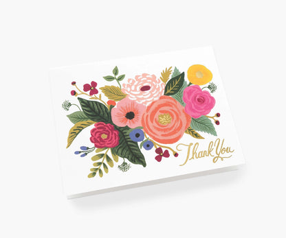 Juliet Rose Thank You Boxed Cards