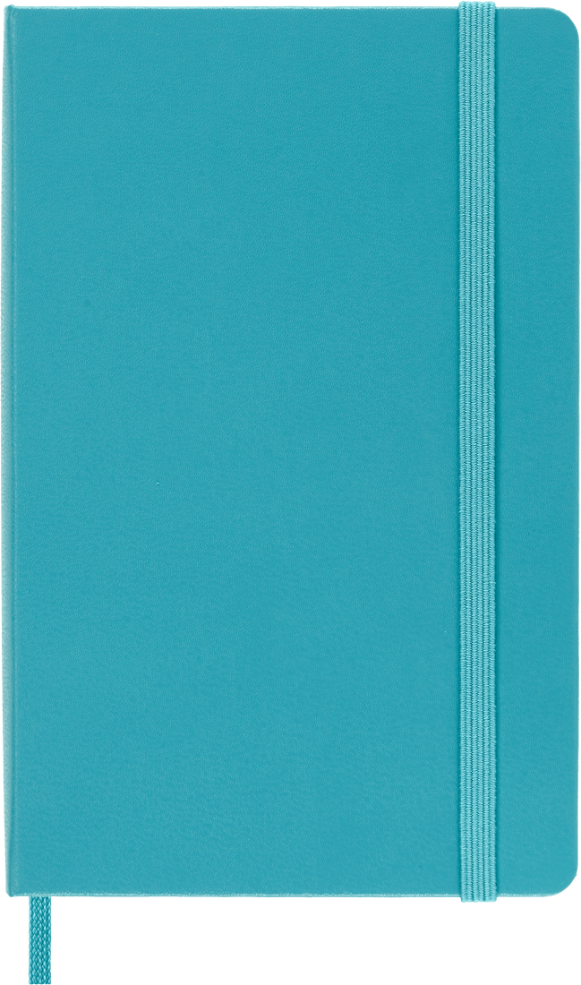 Classic Pocket Reef Blue Hard Cover Ruled Notebook