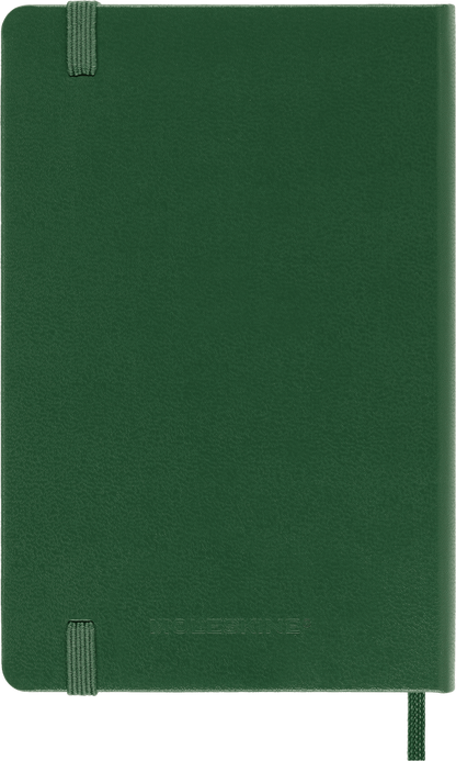 Classic Pocket Myrtle Green Hard Cover Ruled Notebook