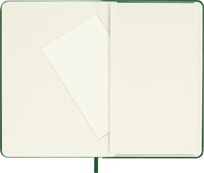 Classic Pocket Myrtle Green Hard Cover Plain Notebook