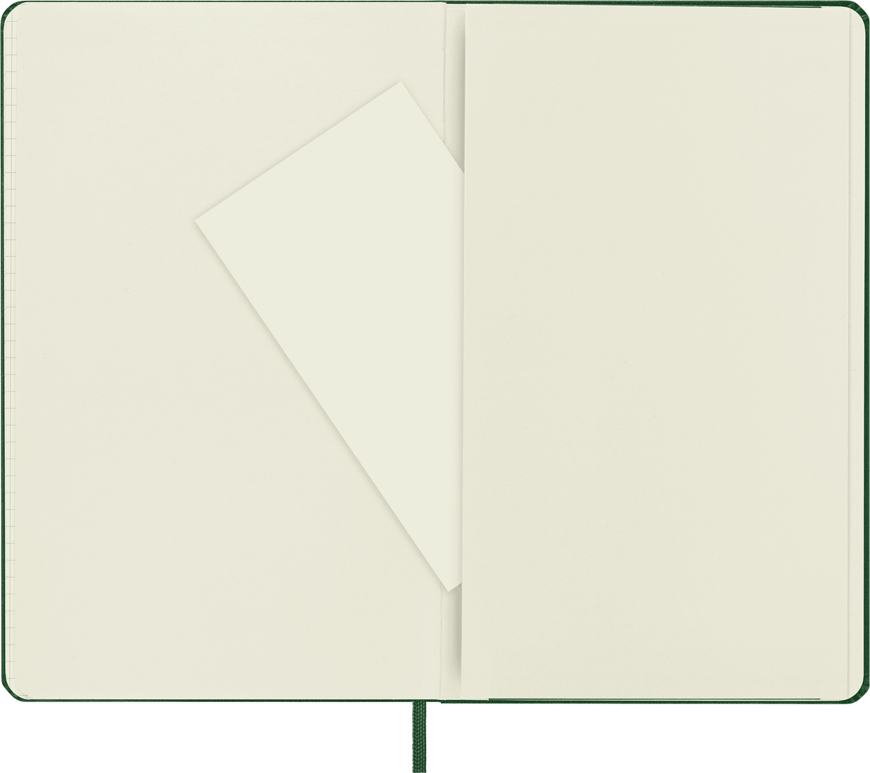 Classic Large Myrtle Green Hard Cover Square Notebook