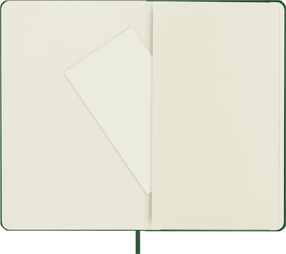 Classic Large Myrtle Green Hard Cover Square Notebook