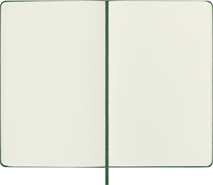 Classic Large Myrtle Green Hard Cover Dot Notebook