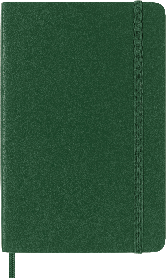 Classic Pocket Myrtle Green Soft Cover Ruled Notebook