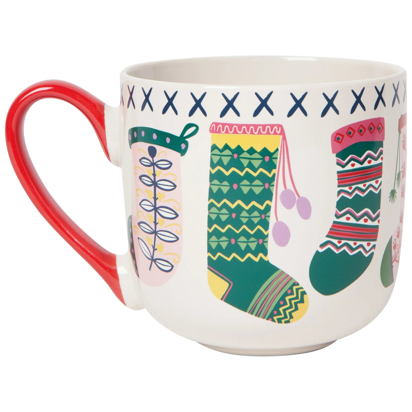 Winter Woolens Tea Towel In A Mug