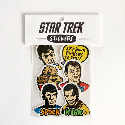 Star Trek Die Cut Sticker 6 Pack