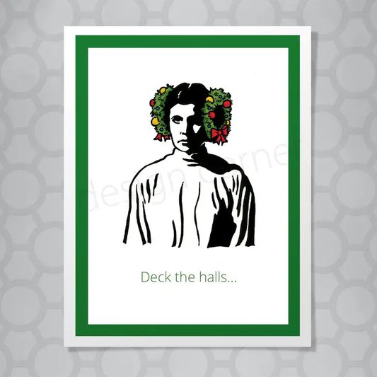 Star Wars Princess Leia Christmas Card