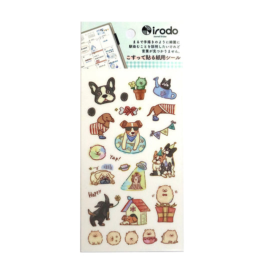Irodo Paper Transfer Stickers – Small Dog