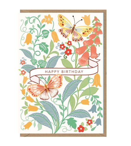 Birthday Butterflies Card