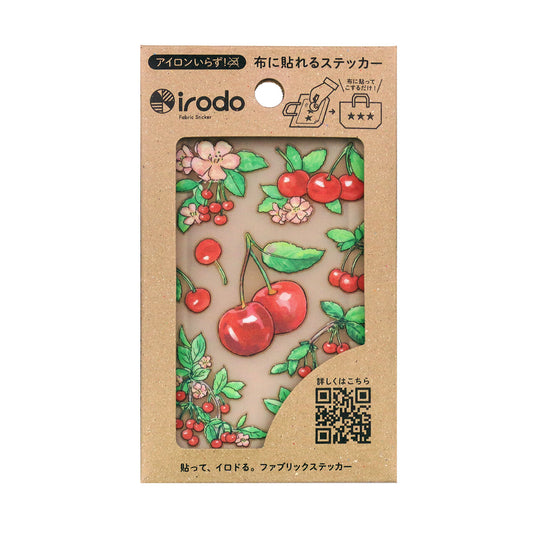 Irodo Decorative Fabric Transfer Sticker – Cherry